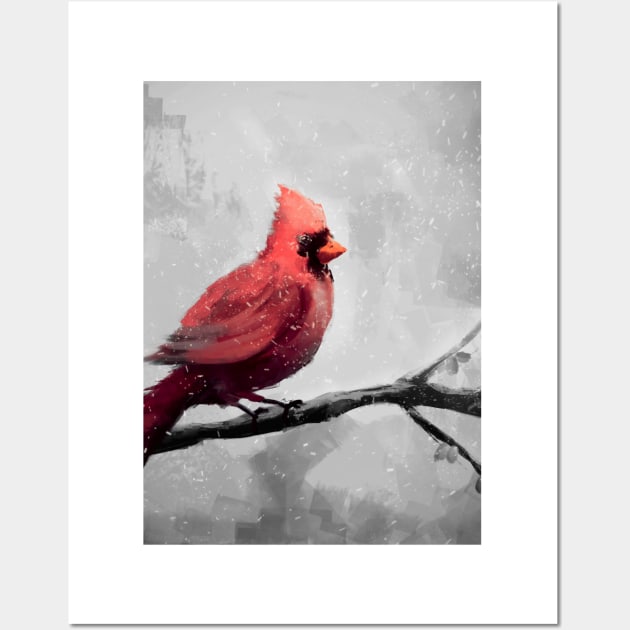 Cardinal BWR Wall Art by AidanJWar